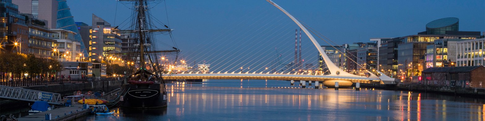 Jeanie Johnston Tallship and Famine Museum Docked ship on the River Liffey by Custom House Quay - Jeanie Johnston Museum Dubin