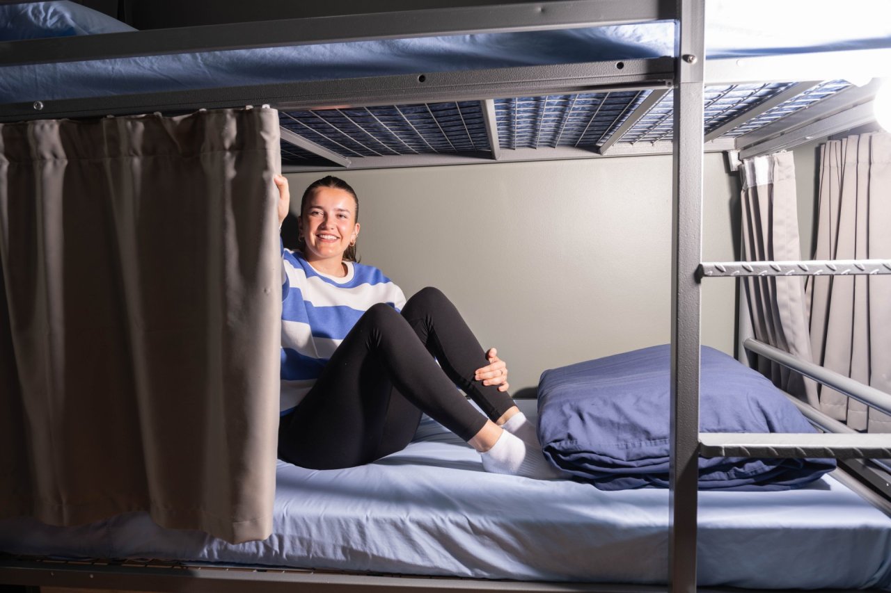 Privacy bunk beds Sheila's Hostel
