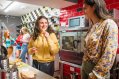 Cork Hostel Self Catering Facilities Students Having a Chat - Self Catering Kitchen in Hostel