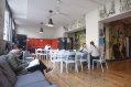 Ashfield Hostel Dublin Common Resting Area Tourists Chill Out in the Hall of the Hostel