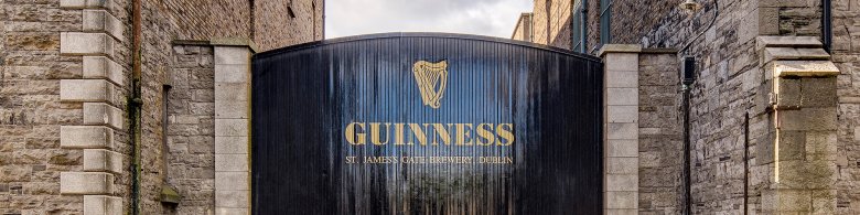 Guinness Gates Dublin Main Gates to Guinness St James's Gate Brewery in Dublin