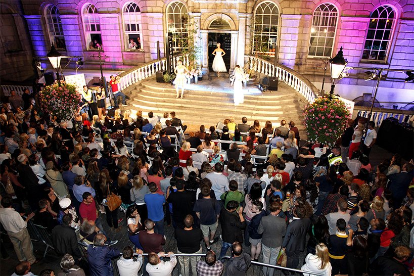 Dublin Fashion Festival Crowd at a Fashion Show During Dublin Fashion Festival