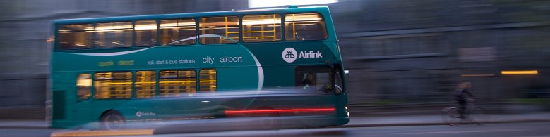 Airport - Dublin Express Bus Airlink bus from the airport to Dublin city center