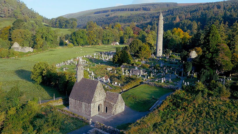 Glendalough Monastic Site in Co. Wicklow